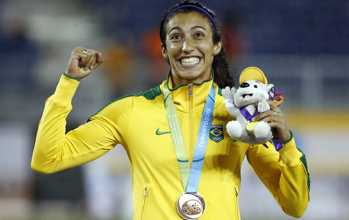 Vanessa Spinola heptato pan-americano 2015 (Foto: Rob Schumacher/Reuters)