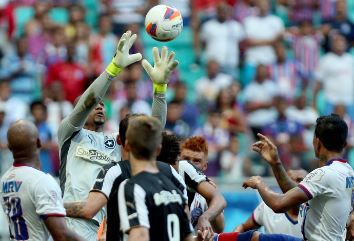 Jefferson Botafogo Bahia (Foto: FELIPE OLIVEIRA/AGIF/ESTADÃO CONTEÚDO)