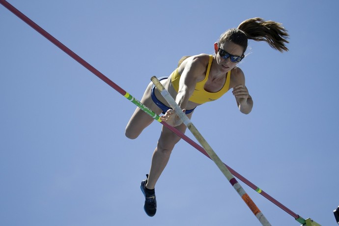 Fabiana Murer- Ouro em NY (Foto: Reuters)