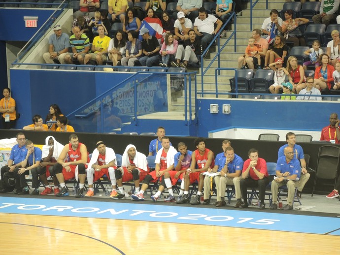 Brasil x Porto Rico, Pan-Americano, Toronto 2015, basquete (Foto: GloboEsporte.com)