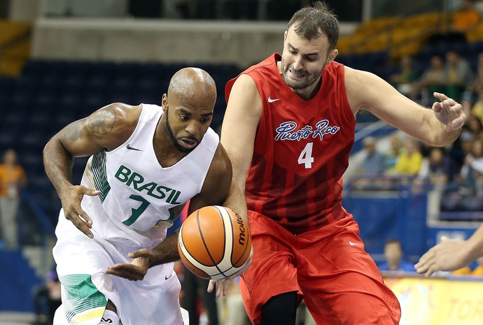 Larry Taylor, Brasil x Porto Rico Basquete Jogos Pan-Americanos Toronto 2015 (Foto: Reuters)