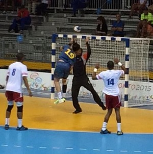 Handebol Pan Brasil República Dominicana (Foto: Time Brasil)