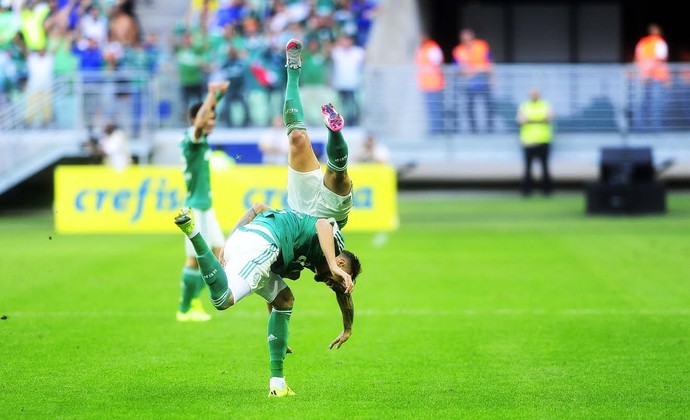 Palmeiras x Santos - Leandro Pereira (Foto: Marcos Ribolli)