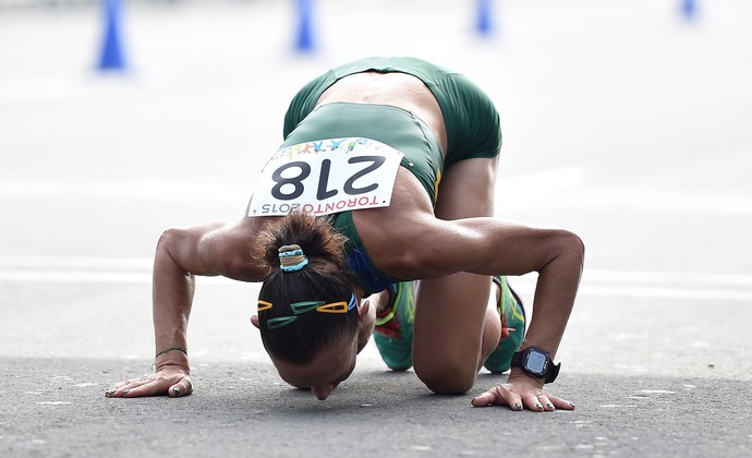 Adriana Aparecida dos Santos maratona feminina Jogos Pan Americanos Toronto (Foto: Harry How/ Getty Images Sport)