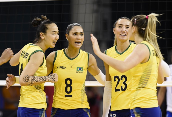 Pan 2015: Brasil estreia no vôlei feminino contra Porto Rico (Foto: William Lucas/ Inovafoto)