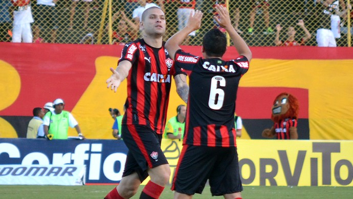 Comemoração Vitória x Bahia (Foto: ESTADÃO CONTEÚDO)