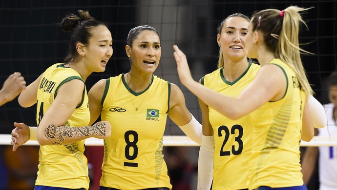 Pan 2015: Brasil estreia no vôlei feminino contra Porto Rico (Foto: William Lucas/ Inovafoto)