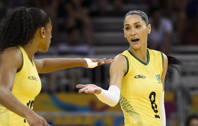 Pan 2015: Brasil estreia no vôlei feminino contra Porto Rico (Foto: William Lucas/ Inovafoto)