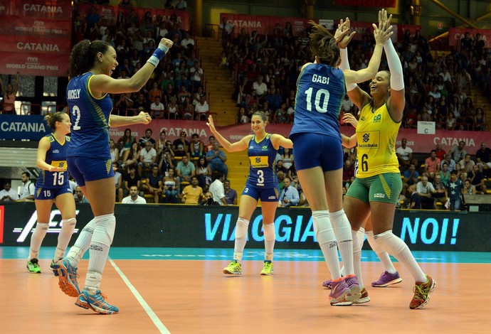 Brasil x Rússia Grand Prix Vôlei (Foto: Divulgação / FIVB)