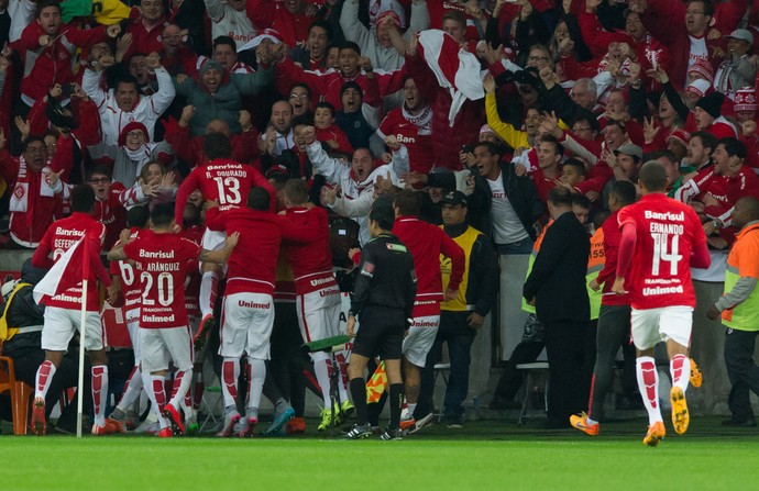 Inter Tigres Libertadores Beira-Rio jogo D'Alessandro (Foto: Alexandre Lops/Divulgação Inter)