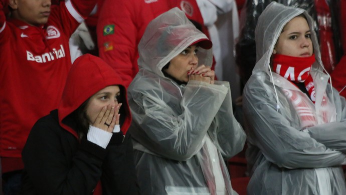 Internacional x Tigres Libertadores Beira-Rio Inter Libertadores semifinal torcedora torcida inter (Foto: Diego Guichard/GloboEsporte.com)