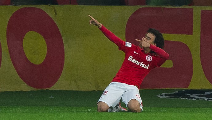 Inter Tigres Libertadores Beira-Rio jogo Internacional Valdívia (Foto: Alexandre Lops/Divulgação Inter)