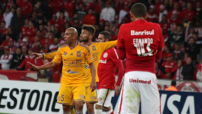 Internacional x Tigres Libertadores Beira-Rio Inter Rafael Sobis Tigres (Foto: Diego Guichard/GloboEsporte.com)