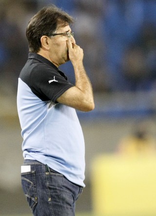 René Simões lamenta gol nos acréscimos que eliminou o Botafogo (Foto: André Durão)