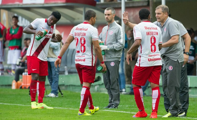 Joinville x Internacional JEC Inter Diego Aguirre Anderson (Foto: Alexandre Lops/Internacional)