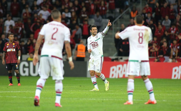 Atlético-PR Fluminense Arena da Baixada Fred (Foto: Giuliano Gomes/ Agência PRPRESS)