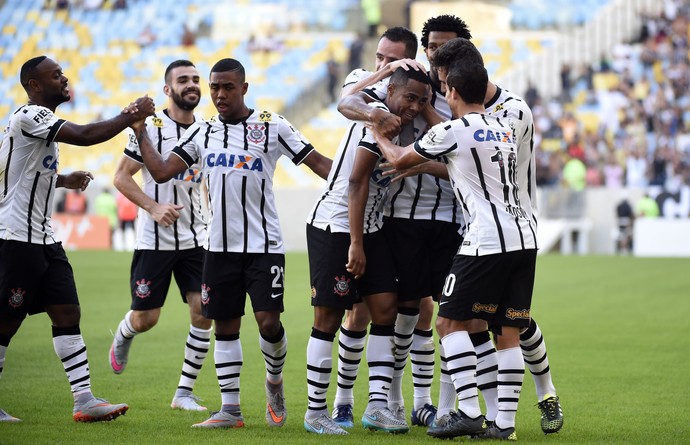 Gol Elias, Flamengo x Corinthians (Foto: André Durão)