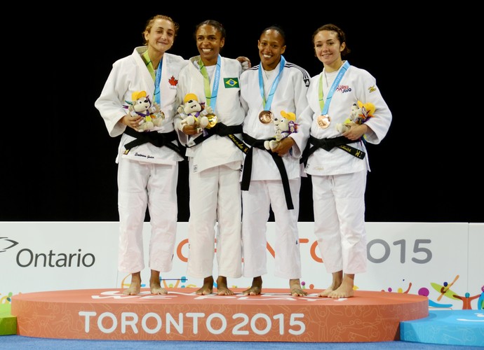 Seleção brasileira feminina de judô (Foto: Canadian Olympic Committee)