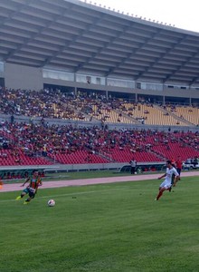 Pimentinha em lance no jogo Sampaio e Boa Esporte no Castelão (Foto: Afonso Diniz / GloboEsporte.com)