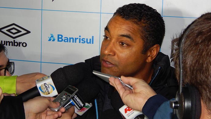 Chapecoense x Grêmio técnico Roger machado Grêmio Roger Machado técnico Grêmio (Foto: Laion Espíndula/GloboEsporte.com)