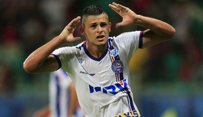 Jacó gol Bahia x Paysandu (Foto:  LUCIO TAVORA - Agência Estado)