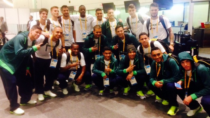 Seleção brasileira masculina, Pan Toronto 2015 (Foto: Divulgação/ CBF)