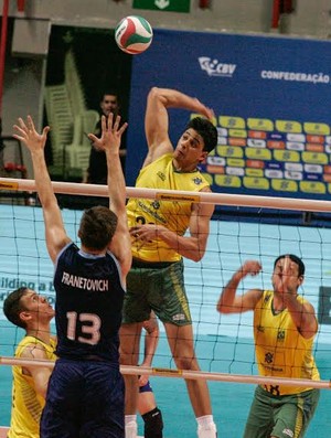 Amistoso, Brasil, Argentina, Vôlei, Ginásio Paulo Sarasate, Fortaleza (Foto: Kid Júnior/Agência Diário)