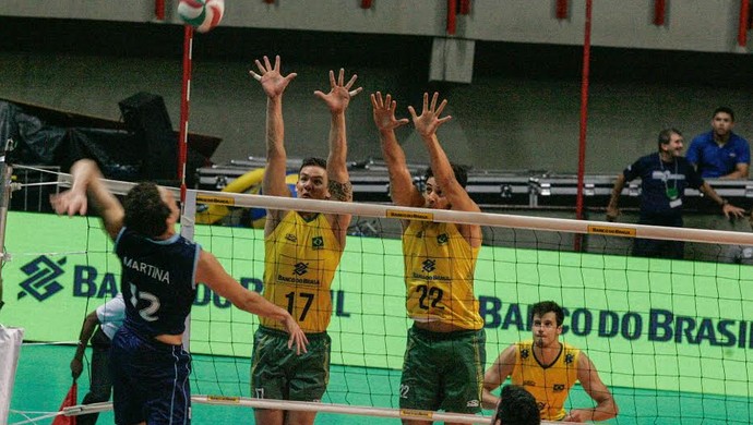 Amistoso, Brasil, Argentina, Vôlei, Ginásio Paulo Sarasate, Fortaleza (Foto: Kid Júnior/Agência Diário)