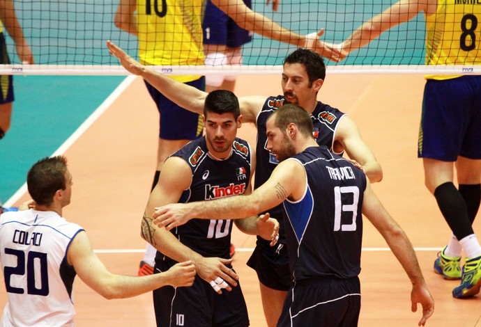 Brasil x Itália Liga Mundial jogo 2 Cuiabá vôlei (Foto: Divulgação/FIVB)