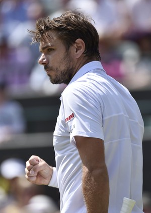 Stan Wawrinka x Fernando Verdasco, Wimbledon 2015 (Foto: Reuters)