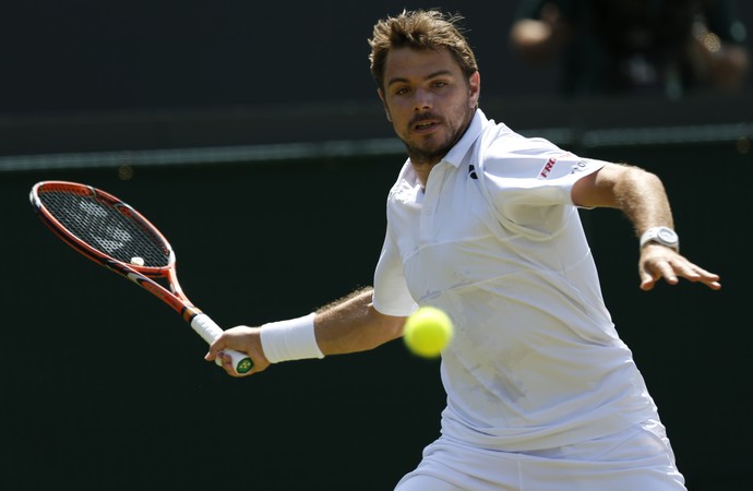 Stan Wawrinka x Fernando Verdasco, Wimbledon 2015 (Foto: AP)