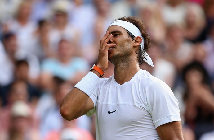 Rafael Nadal x Dustin Brown, Wimbledon 2015 (Foto: Getty Images)