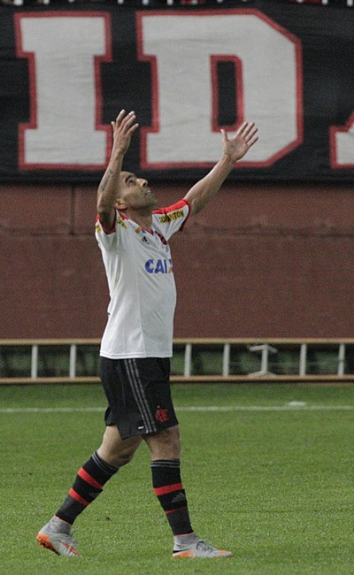 Joinville x Flamengo - Sheik comemora gol  (Foto: Gilvan de Souza / Flamengo)