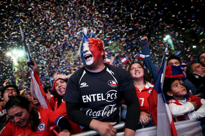 torcida do chile (Foto: Agência Reuters)