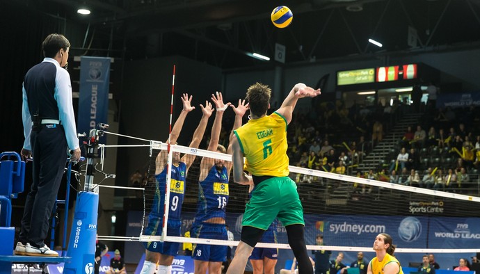 Austrália x Brasil Liga Mundial (Foto: Divulgação / FIVB)