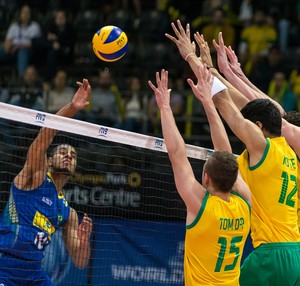 Austrália x Brasil Liga Mundial (Foto: Divulgação / FIVB)