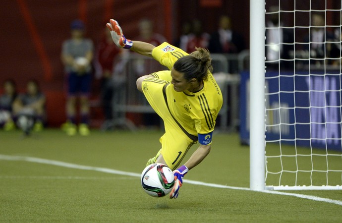 Nadine Angerer, Alemanha x França Mundial feminino (Foto: Agência Reuters)