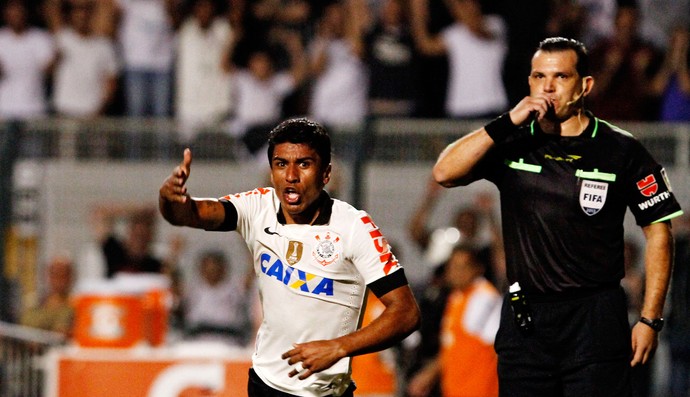 paulinho carlos amarilla corinthians x boca juniors (Foto: Léo Pinheiro/Futura Press/Agência Estado)