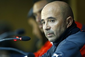 Jorge Sampaoli entrevista coletiva Chile (Foto: EFE/Javier Valdes Larrondo)