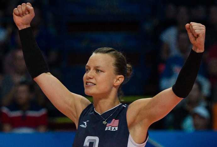 Courtney Thompson Rio Vôlei EUA (Foto: Divulgação FIVB)