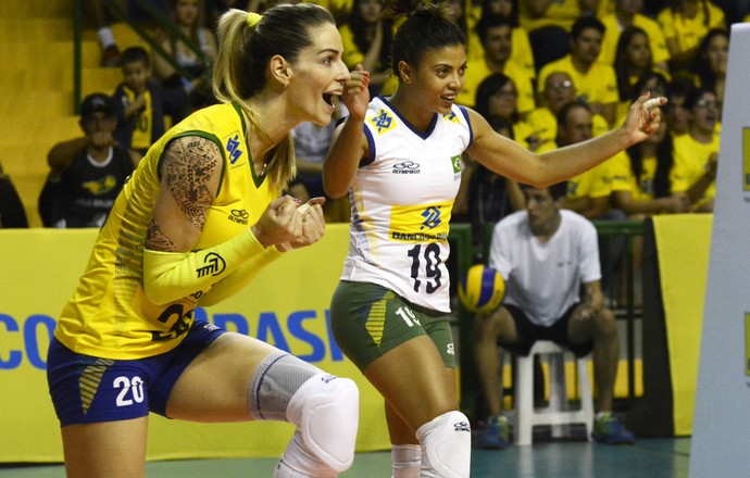 Suelle Lea Brasil x Japão amistoso volei (Foto: Divulgação/CBV)