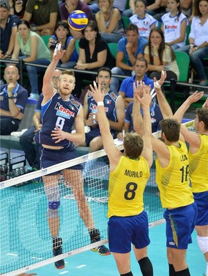 Brasil x Itália zaytsev liga mundial vôlei (Foto: Divulgação / FIVB)