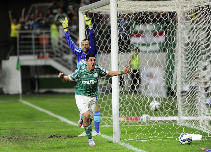 Palmeiras x Fluminense Cristaldo (Foto: Marcos Ribolli)