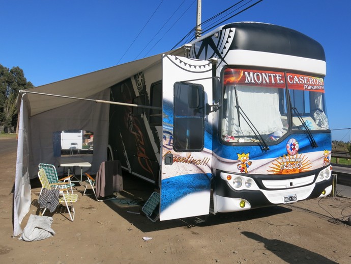 ônibus argentinos la serena (Foto: Edgard Maciel de Sá)