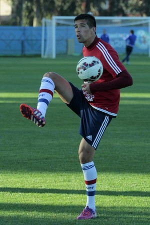 caceres flamengo paraguai (Foto: Divulgação / apf.org.py)