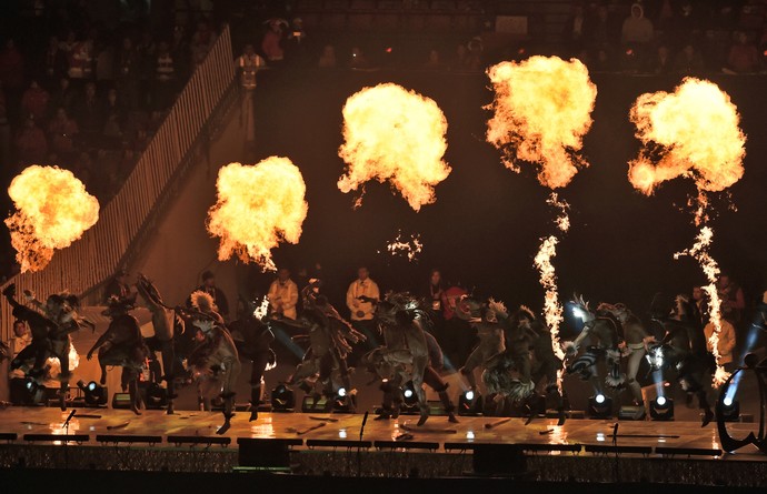 Festa de abertura Copa América (Foto: AFP)