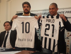 Parceria Ponte Preta e Juventus (Foto: Heitor Esmeriz)