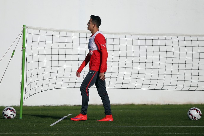 Alexis Sánchez treino Chile (Foto: EFE/Mario Ruiz)