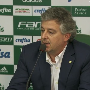 Coletiva Paulo Nobre Palmeiras (Foto: Reprodução)