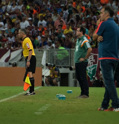 Enderson Moreira e Eduardo Baptista Fluminense x Sport (Foto: Bruno Haddad/Fluminense FC)